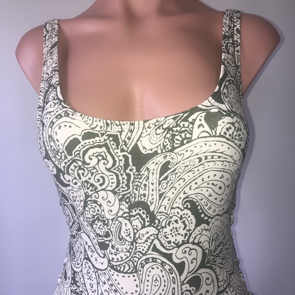 NWT Vince Camuto Wildflower-Print LaceUp One Piece - Picture 4 of 9